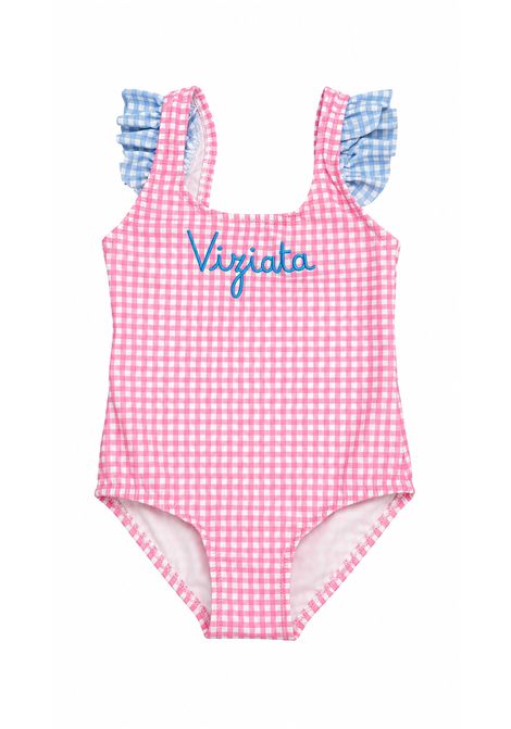Costume con stampa viziata SAINT BARTH | TILD0001 TILDA07446L VICHY VIZIATA 21 EMB